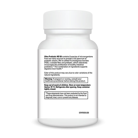 Ultra Probiotic ND 50 with 52.2 Billion CFU (30 Capsules)